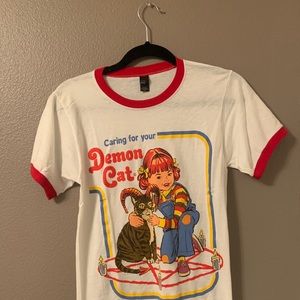 Wicked Clothes ringer tee NWOT